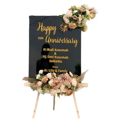 Papan Bunga Akrilik Gulak Galik